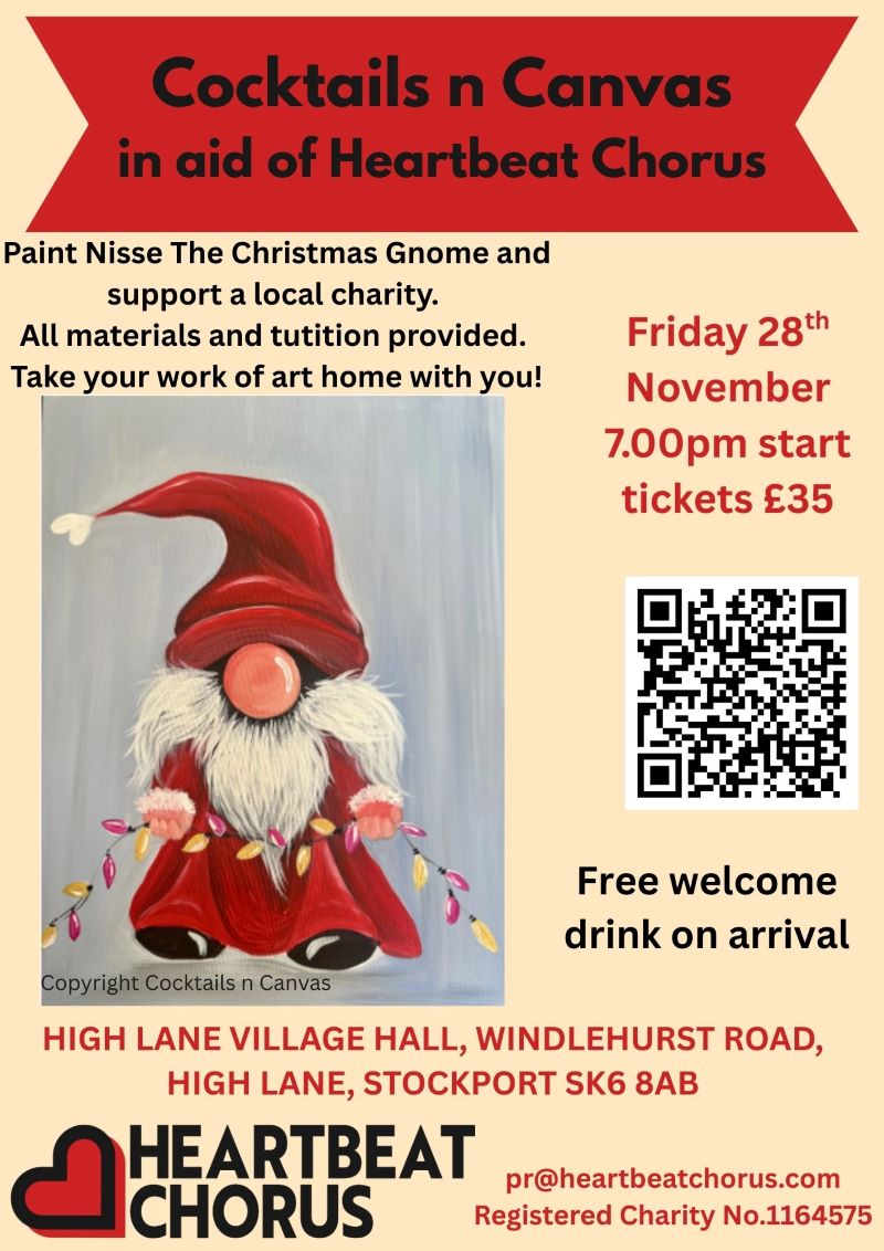 Cocktails n Canvas - Christmas themed painting evening