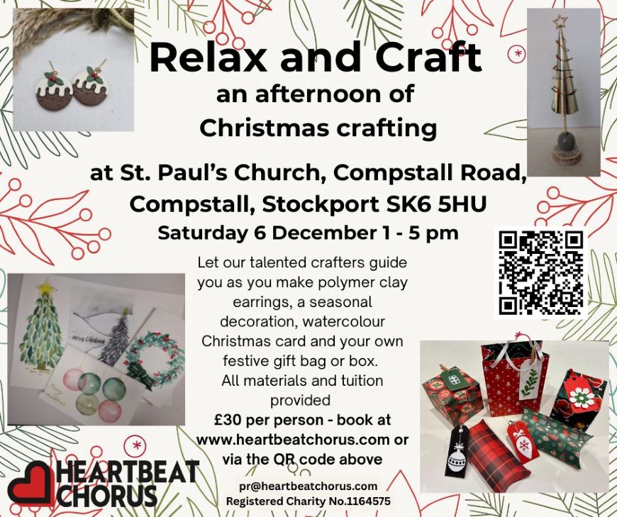 Relax and Craft - an afternoon of Christmas crafting Relax and Craft - an afternoon of Christmas crafting