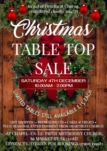 Christmas Table Top Sale